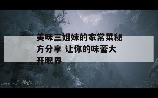 美味三姐妹的家常菜秘方分享 让你的味蕾大开眼界