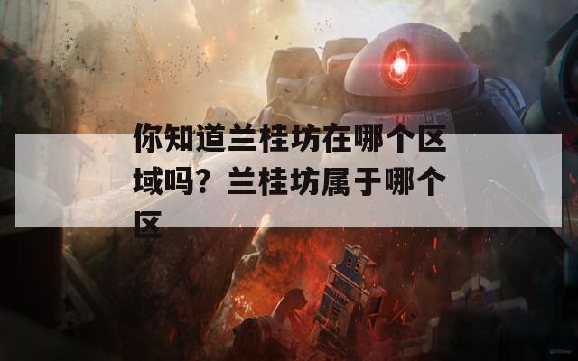 你知道兰桂坊在哪个区域吗？兰桂坊属于哪个区