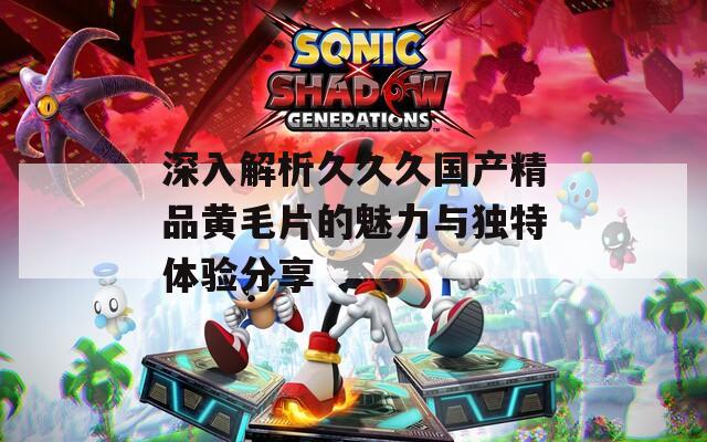 深入解析久久久国产精品黄毛片的魅力与独特体验分享