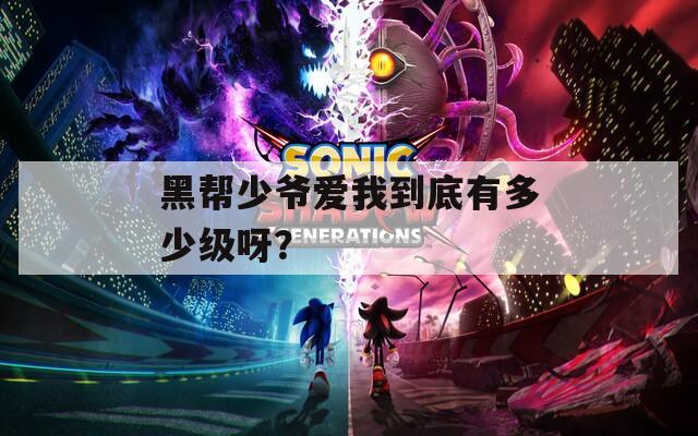 黑帮少爷爱我到底有多少级呀？