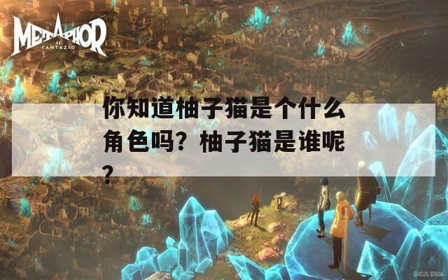 你知道柚子猫是个什么角色吗？柚子猫是谁呢？