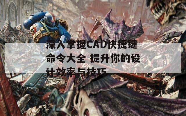 深入掌握CAD快捷键命令大全 提升你的设计效率与技巧