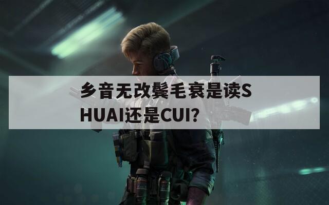 乡音无改鬓毛衰是读SHUAI还是CUI？