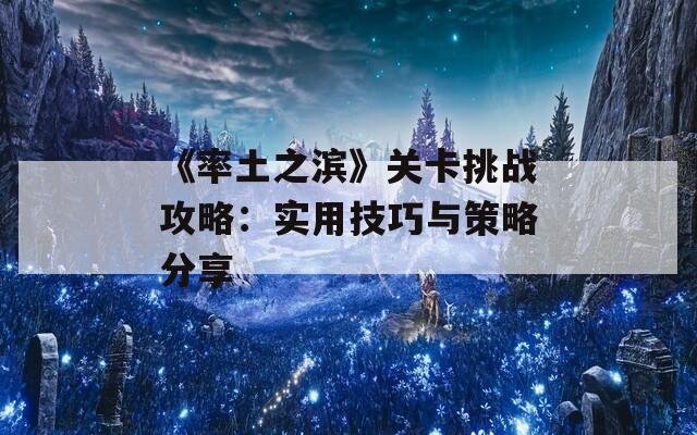 《率土之滨》关卡挑战攻略：实用技巧与策略分享
