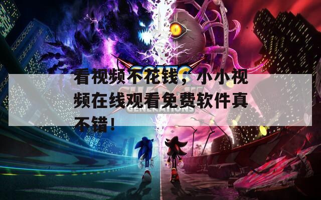 看视频不花钱，小小视频在线观看免费软件真不错！