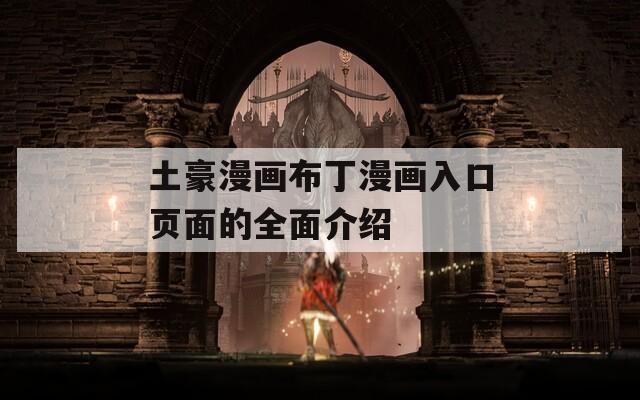 土豪漫画布丁漫画入口页面的全面介绍
