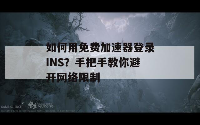 如何用免费加速器登录INS？手把手教你避开网络限制