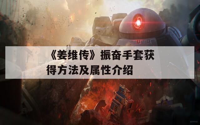 《姜维传》振奋手套获得方法及属性介绍