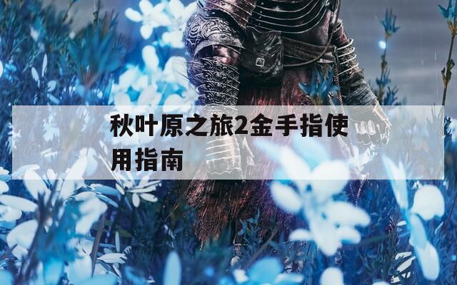 秋叶原之旅2金手指使用指南