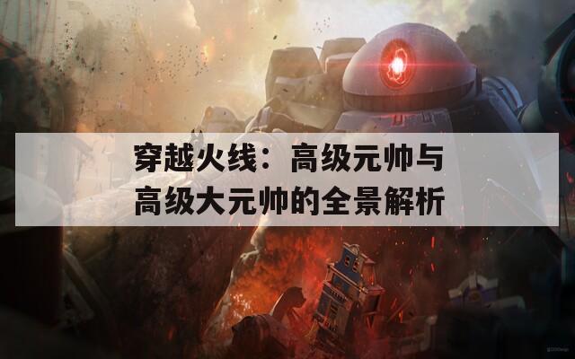 穿越火线：高级元帅与高级大元帅的全景解析
