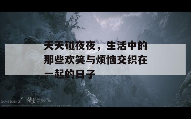 天天碰夜夜，生活中的那些欢笑与烦恼交织在一起的日子