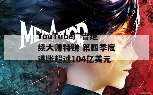 YouTube广告继续大赚特赚 第四季度进账超过104亿美元