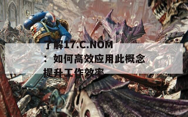 了解17.C.NOM：如何高效应用此概念提升工作效率
