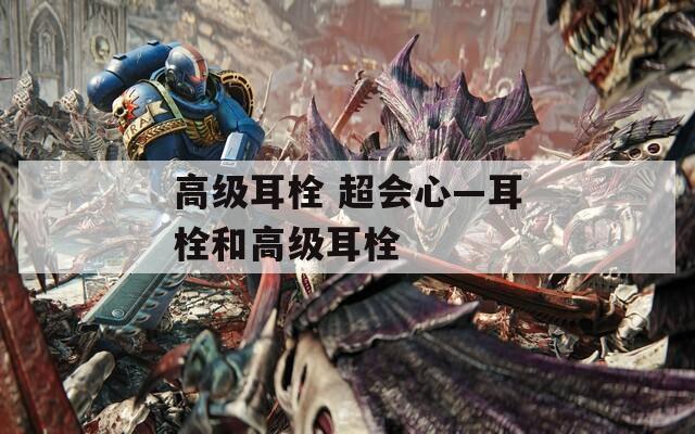 高级耳栓 超会心—耳栓和高级耳栓